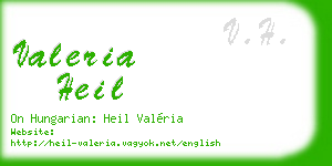 valeria heil business card